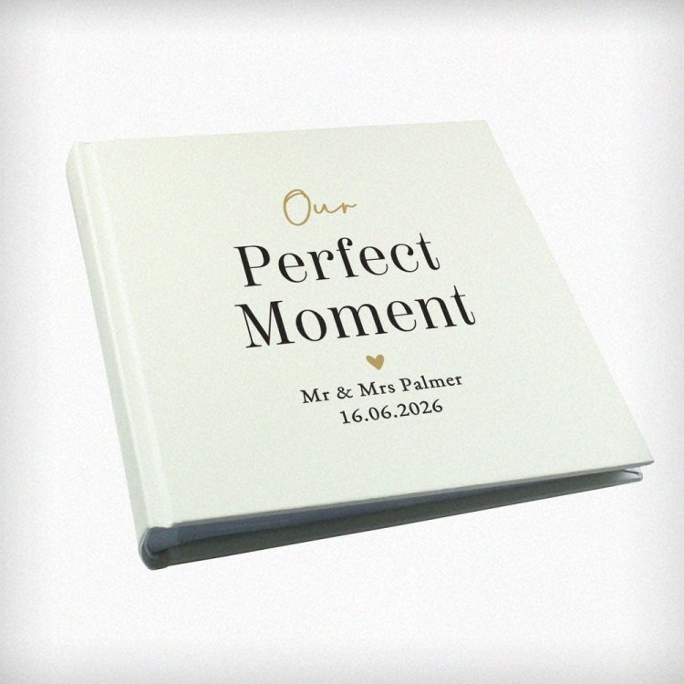 Modal Additional Images for Personalised Black & Gold Free Text Square Album