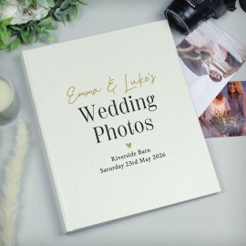 (image for) Personalised Black & Gold Free Text Traditional Album
