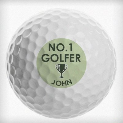 (image for) Personalised No.1 Golfer Golf Ball