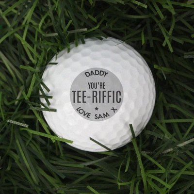 (image for) Personalised Tee-riffic Golf Ball