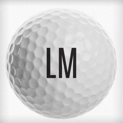 (image for) Personalised Initials Golf Ball