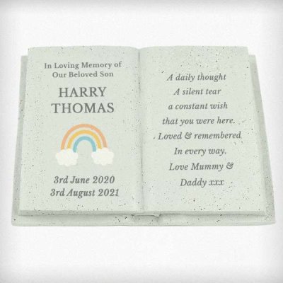 (image for) Personalised Rainbow Memorial Book