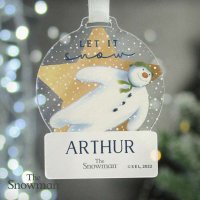 (image for) Personalised The Snowman Acrylic Decoration