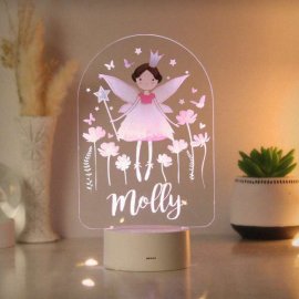 (image for) Personalised Fairy LED Colour Changing Night Light
