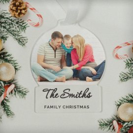 (image for) Personalised Photo Upload Acrylic Decoration