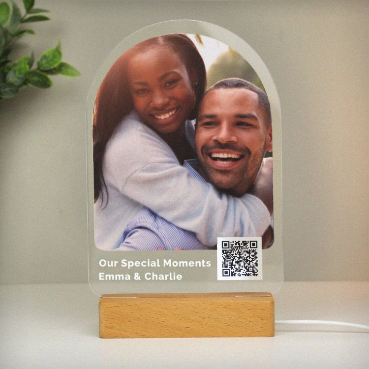 Modal Additional Images for Personalised QR Photo Upload LED Light