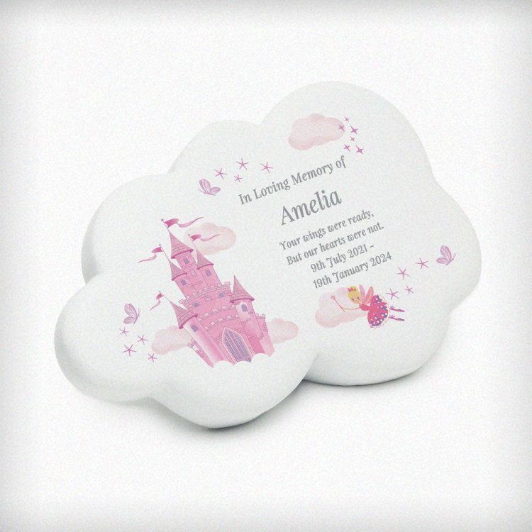 Modal Additional Images for Personalised Fairy Castle Resin Memorial Cloud