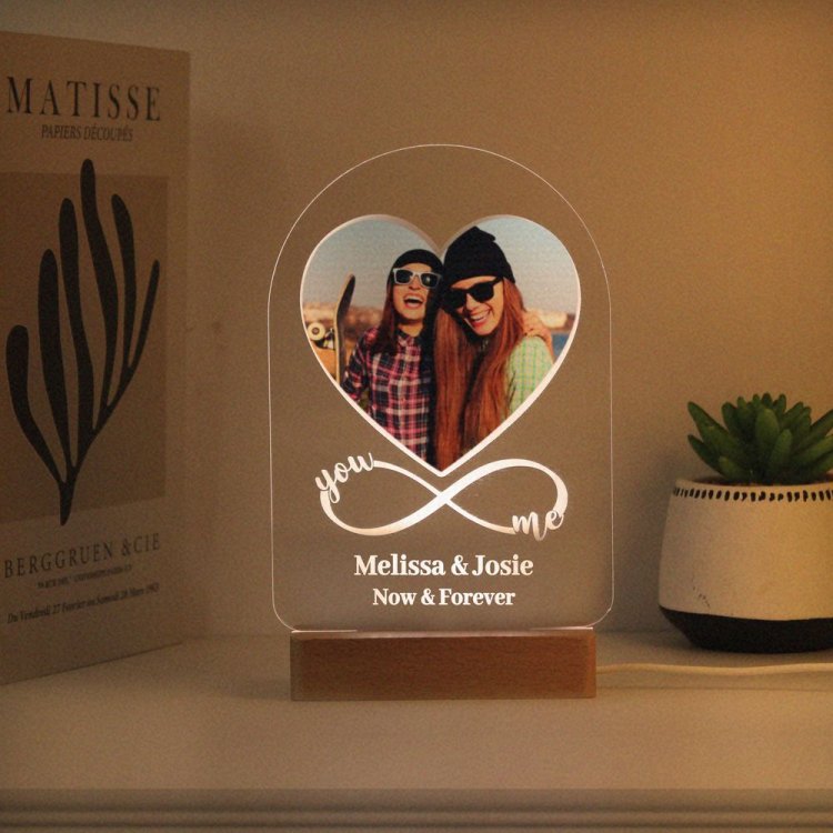 Modal Additional Images for Personalised Heart Photo Upload LED Light