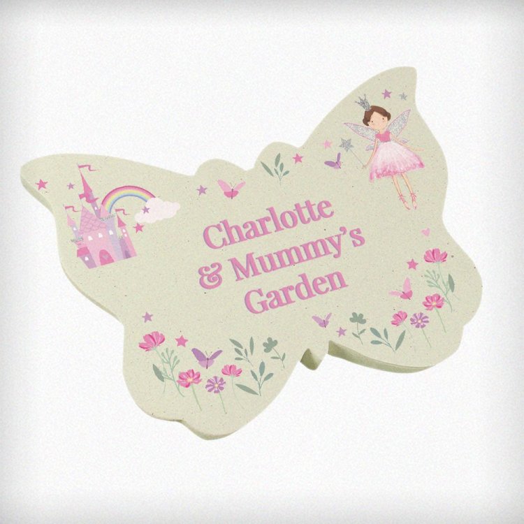 Modal Additional Images for Personalised Fairy Princess Garden Butterfly Ornament