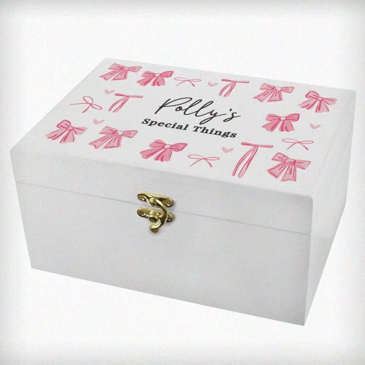 Modal Additional Images for Personalised Bow Storage Box