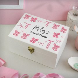 (image for) Personalised Bow Storage Box