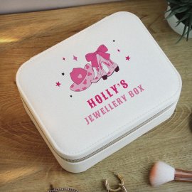 (image for) Personalised Cowgirl Leatherette Jewellery Box