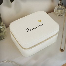 (image for) Personalised Leatherette Jewellery Box