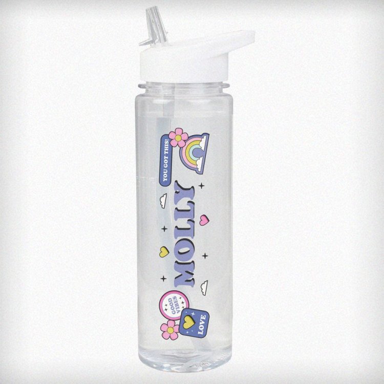 Modal Additional Images for Personalised Good Vibes Water Bottle