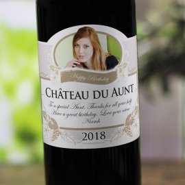 (image for) Gift for Aunt Personalised Wine