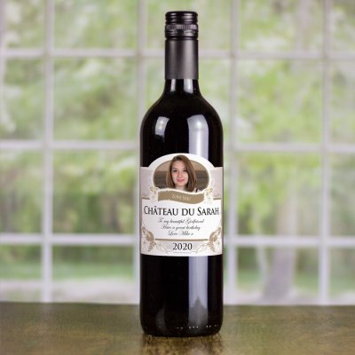 (image for) Girlfriend Birthday Present Personalised Birthday Wine