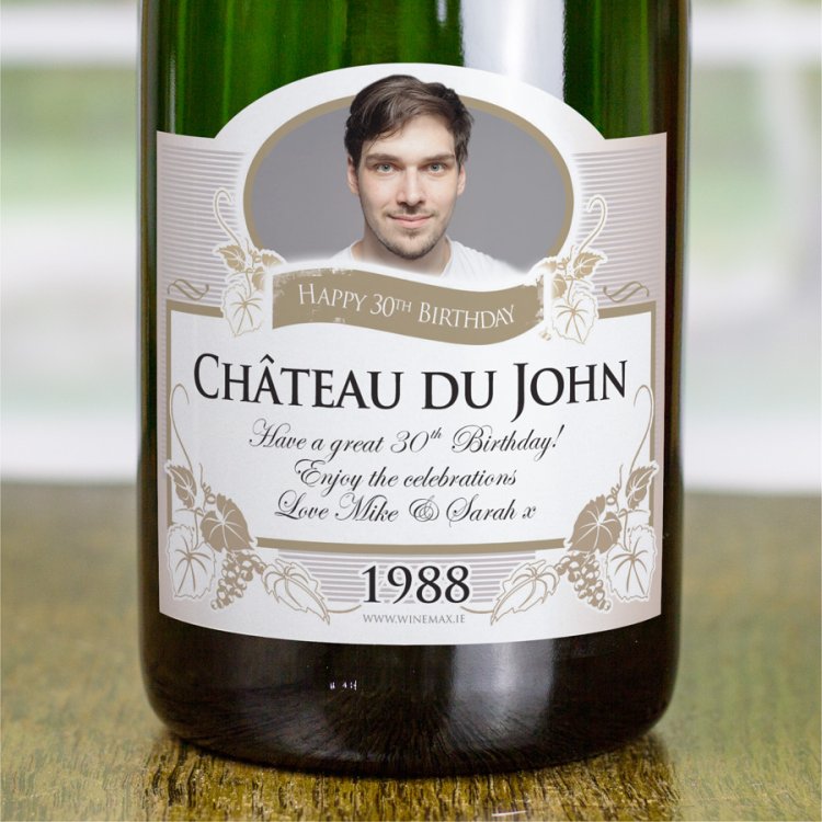 (image for) Personalised Champagne Your Label Gift - Click Image to Close
