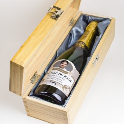 (image for) Best Man Gift Personalised Champagne Wedding Present