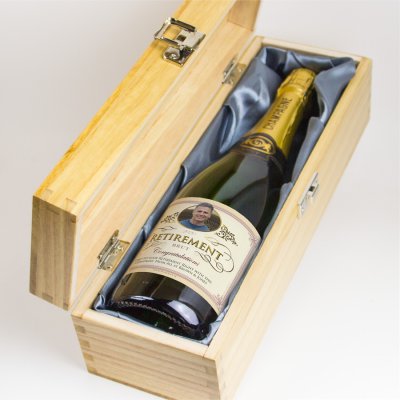 (image for) Retirement Gift Personalised Champagne
