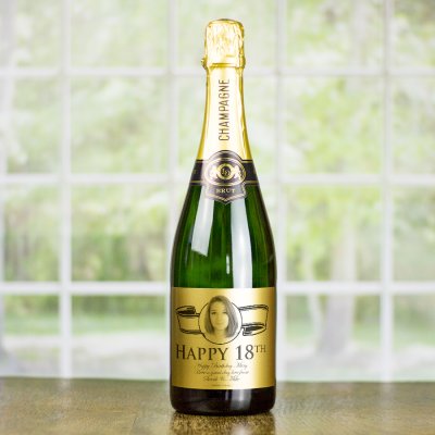 (image for) 18th Birthday Gold Label Personalised Birthday Champagne
