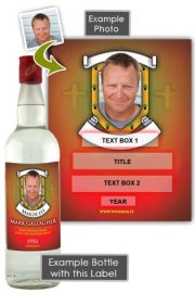 (image for) Mayo GAA Fan Birthday Present Personalised Vodka Gifts