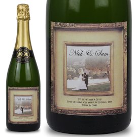 (image for) Captured Moment Personalised Wedding Labelled Wine