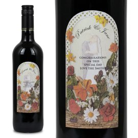 (image for) Trelis Personalised Wedding Labelled Wine