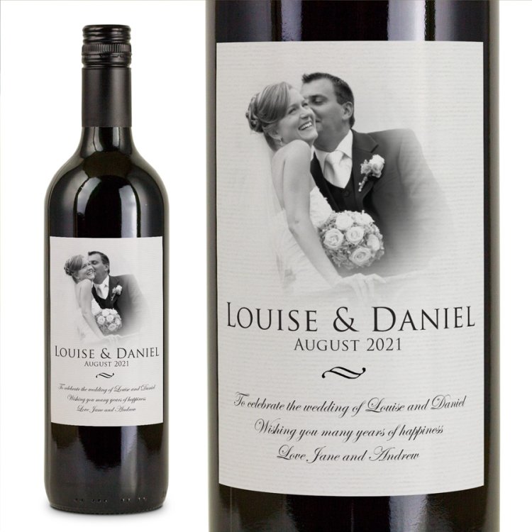 (image for) Your Wedding Personalised Wedding Labelled Wine - Click Image to Close