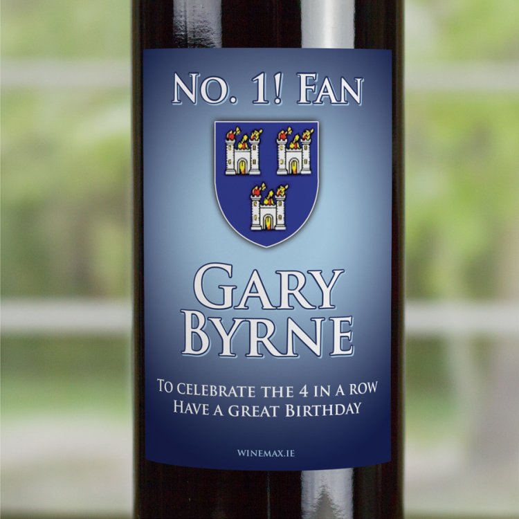 (image for) Dublin GAA Personalised Gift Wine - Click Image to Close