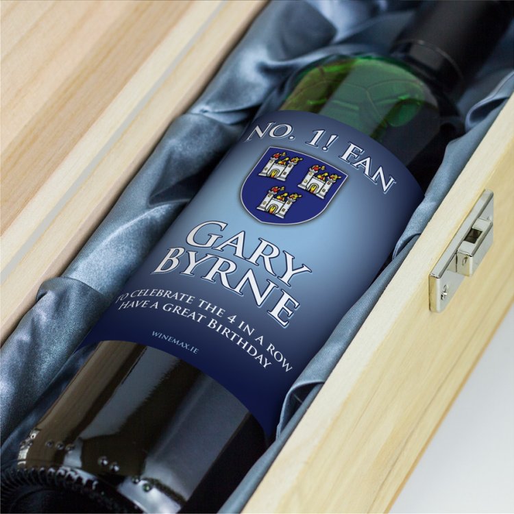 Modal Additional Images for Dublin GAA Personalised Gift Wine