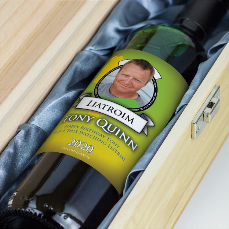 Modal Additional Images for Leitrim GAA Present Personalised Wine Gift