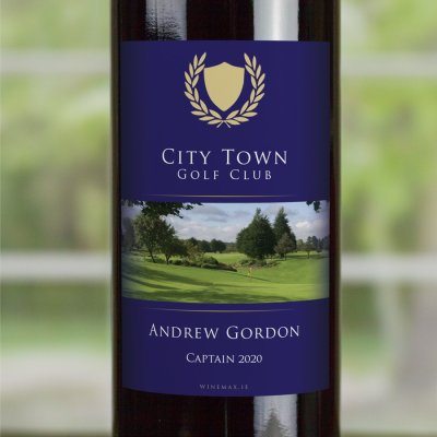 (image for) Case of 6 Golf Club Personalised Red Wine