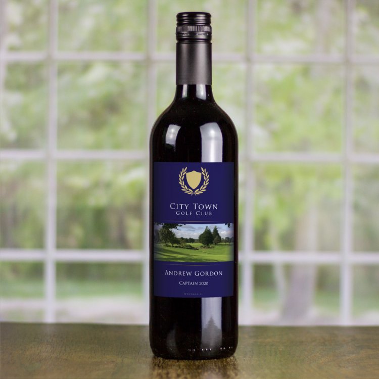 (image for) Case of 6 Branded Personalised Red Wine - Click Image to Close
