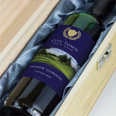 (image for) Branded Wine with Logo and Photo