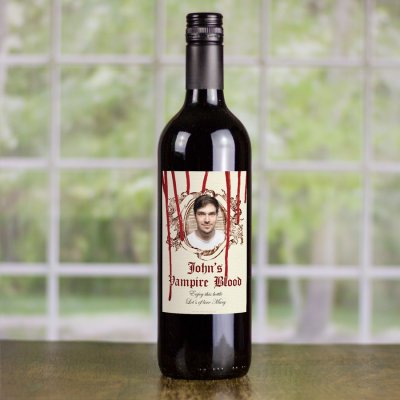 (image for) Halloween Gift Personalised Wine