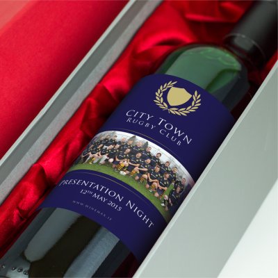 (image for) Rugby Club Wine Personalised With Logo or Crest