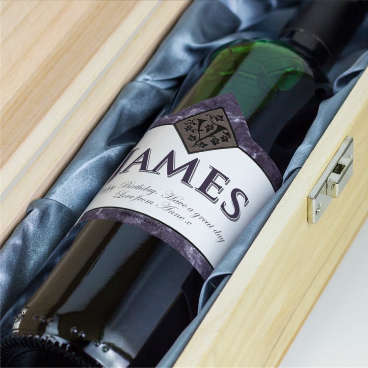 Modal Additional Images for Valhalla Personalised Gift Labelled Wine