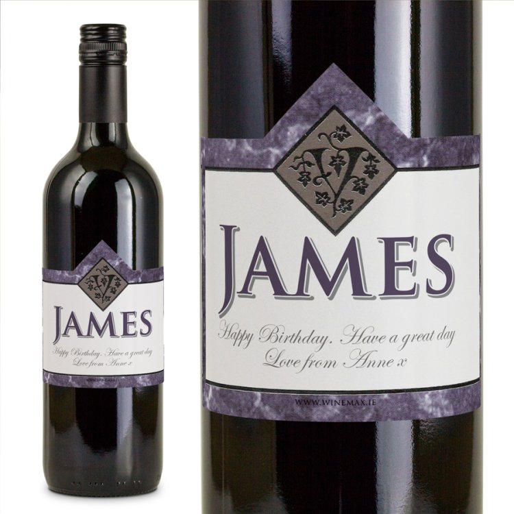 (image for) Valhalla Personalised Gift Labelled Wine - Click Image to Close