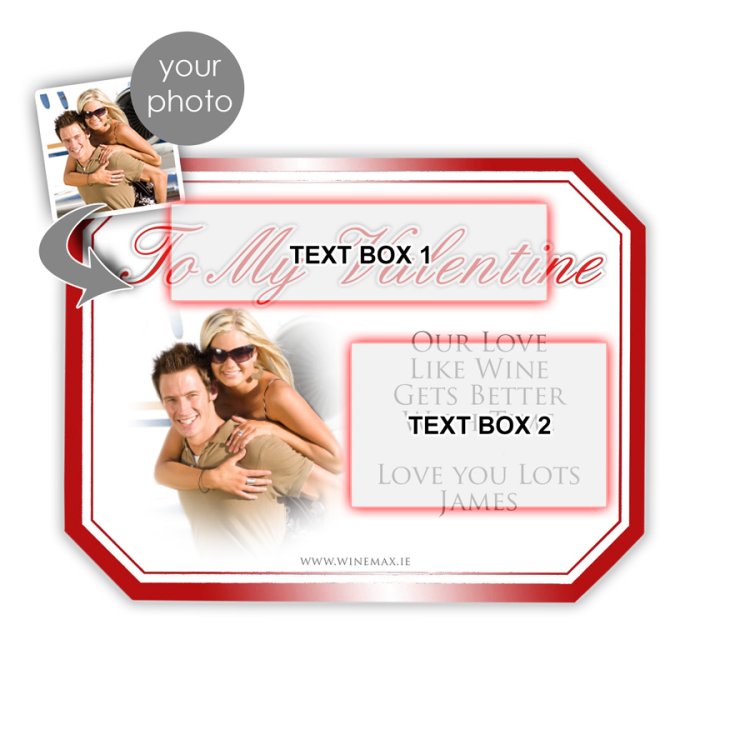 (image for) Romantic Champagne Gift Valentines & Gift Box - Click Image to Close