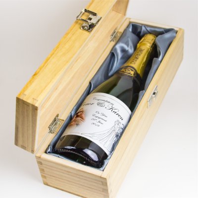 (image for) 1st Anniversary Personalised Gift Champagne - Paper Anniversary