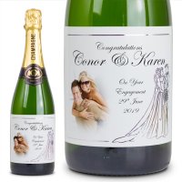 (image for) Engagement Gift Personalised Champagne