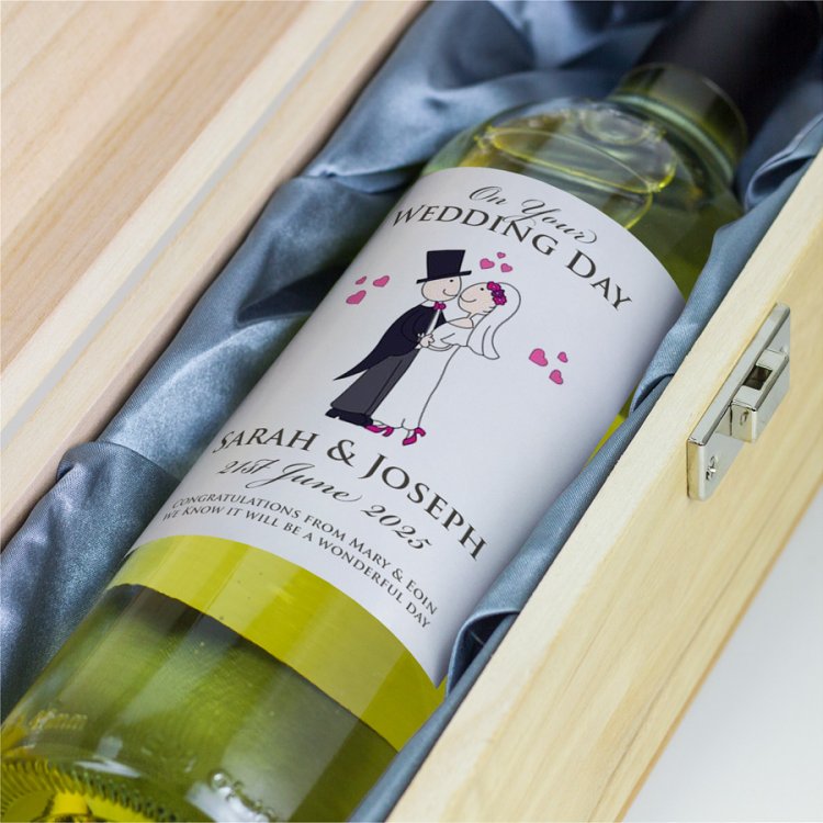 Modal Additional Images for Wedding Gift Message Bottle Personalised Wine