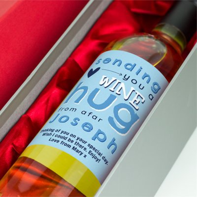 (image for) Wine Hug Personalised Wine Gift