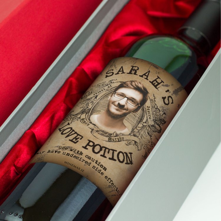 (image for) Valentines Gift Love Potion Wine - Click Image to Close