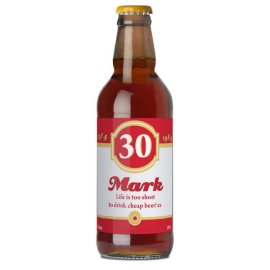 (image for) Personalised Big Age Beer