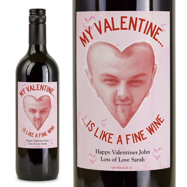 (image for) Valentine Fine Wine Funny Valentines Gift - Click Image to Close
