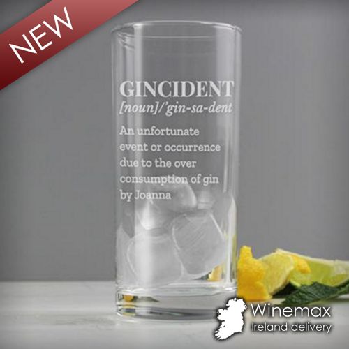 personalised gin glass for 30th birthday