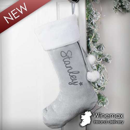 Christmas stocking with personalised name