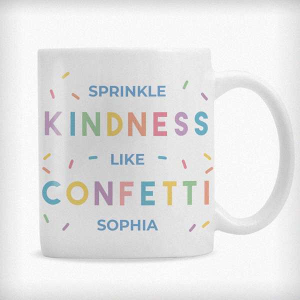Modal Additional Images for Personalised Kindness Like Confetti Mug