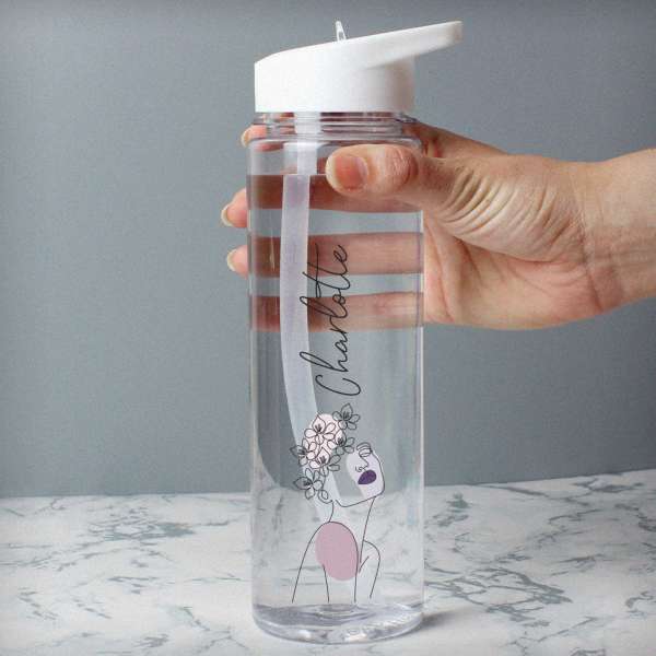 Modal Additional Images for Personalised Natalia Fine Line Drinks Bottle
